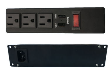 USB 충전기, 다 기능 다수 전원 출구를 가진 3개의 소켓 힘 지구