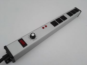 품질  Aluminum Alloy Adjustable Timer Power Outlet PDU Power Bar With Six Way 공장