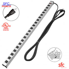 품질  Heavy Duty Slim Multi Outlet Power Strip , 20 Outlet Grounded Multi Plug Extension Cord 공장