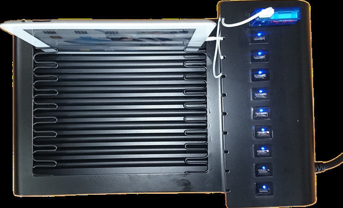 전자공학/아이패드/휴대폰을 위한 스테인리스 10 항구 탁상 USB 충전소