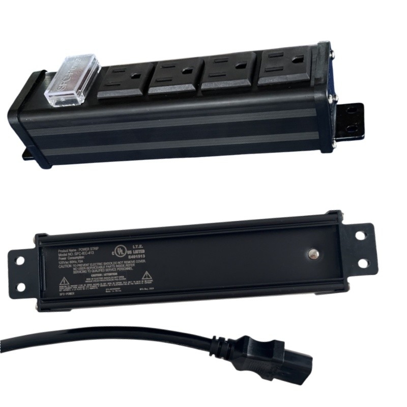 15A 125V 출력 용량 4 미국 출력장 옵션 OEM 서비스, 금속 셸 PDU, 전원 스트립